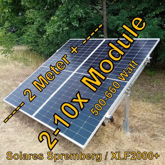 Freilandanlage XLF 2000+ vertikal